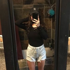 Long sleeve black shirt